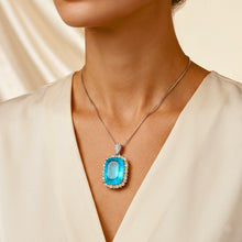 Whisper of the Ocean in Blue Light – Paraiba Tourmaline Necklace