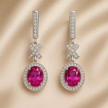 	Jewelry box display with measurements and gemstone size visible