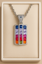 Celestial Harmony” — Handmade Multicolor Gemstone Necklace in Sterling Silver | Exclusive Healing Jewelry - Curacíon Holística