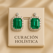 Healing gemstone earrings for women by Curación Holística