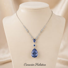 Exquisite Natural Tanzanite Pendant Necklace - Luxury Blue Gemstone Jewelry by Curación Holística | Handcrafted Exclusive Design with Healing Properties - Curacíon Holística
