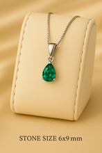 Awaken Your Essence — Nano-Emerald Sterling Silver Necklace | Handcrafted Boho Elegance - Curacíon Holística