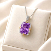 Statement Amethyst & White Quartz Necklace | Sterling Silver, Nickel-Free | Spanish Craftsmanship, Limited Series