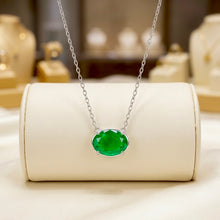 Handmade Exclusive Chrome Diopside Necklace in Nickel-Free Sterling Silver | Limited Spanish Series by Curación Holística