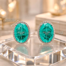 Exclusive Handmade Paraiba Tourmaline Statement Earrings in Sterling Silver | Limited Series by Curación Holistica