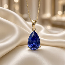 Exclusive Tanzanite Statement Necklace | Nickel-Free Sterling Silver, 18kt Gold Plated | Limited Spanish Craftsmanship | Curación Holística