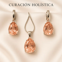	Natural Morganite gemstone jewelry for healing and love