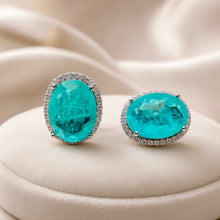 Exclusive Handmade Paraiba Tourmaline Statement Earrings in Sterling Silver | Limited Series by Curación Holistica