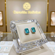 Resplandor Oceánico: Pendientes de turmalina Paraíba hechos a mano