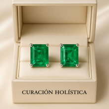 .	Elegant green gemstone studs for women with minimal prong setting