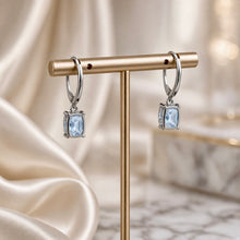 Exclusive Aquamarine Statement Earrings in Nickel-Free Sterling Silver | Spanish Craftsmanship by Curación Holistica