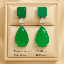 Handmade statement earrings with healing crystal properties and gift-ready packaging