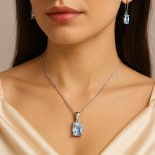 Model with earrings in natural light setting