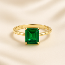 Curación Holística exclusive emerald ring for women
