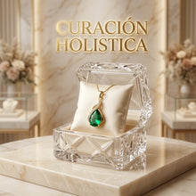 Exquisite Handmade 14K Gold Plated Nano Emerald Pear Pendant Necklace