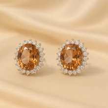 Zultanite earrings color change in natural light