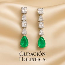 Premium handmade earrings from Curación Holística jewelry line