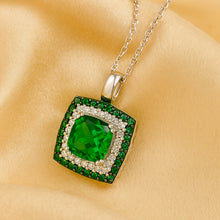 Handmade Nano Emerald Pendant in 925 Sterling Silver – Limited Edition Boho Statement Necklace - Curacíon Holística