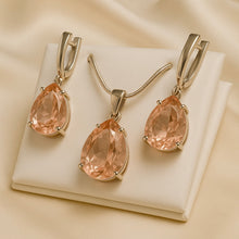 Natural Morganite gemstone jewelry for healing and love