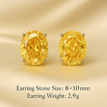 Golden Radiance – Citrine Stud Earrings in Sterling Silver | Handmade Exclusives by Curación Holística - Curacíon Holística