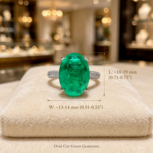 Exclusive Nano Emerald & White Quartz Statement Ring | Nickel-Free 925 Sterling Silver | Curación Holistica