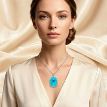 Whisper of the Ocean in Blue Light – Paraiba Tourmaline Necklace