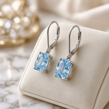 Exclusive Aquamarine Statement Earrings in Nickel-Free Sterling Silver | Spanish Craftsmanship by Curación Holistica