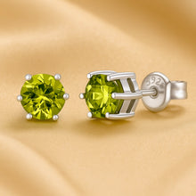 Bright green crystal earrings for daily or formal wear