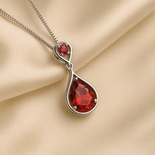 Ruby healing stone pendant exclusive Curación Holística design