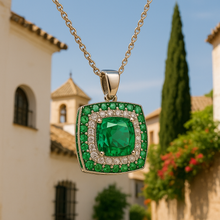 Premium branded packaging with necklace inside