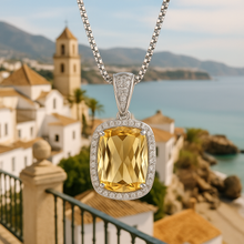 Energetic and spiritual necklace for women in sterling silver