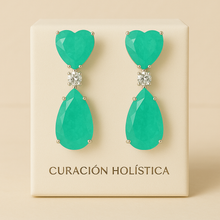 Spiritual jewelry featuring healing blue-green stones