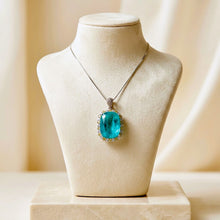 Whisper of the Ocean in Blue Light – Paraiba Tourmaline Necklace