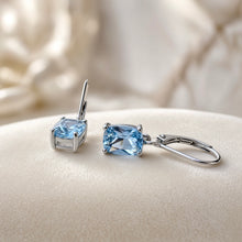 Exclusive Aquamarine Statement Earrings in Nickel-Free Sterling Silver | Spanish Craftsmanship by Curación Holistica