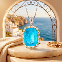 Whisper of the Ocean in Blue Light – Paraiba Tourmaline Necklace