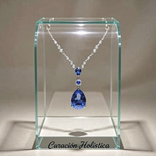 Exquisite Natural Tanzanite Pendant Necklace - Luxury Blue Gemstone Jewelry by Curación Holística | Handcrafted Exclusive Design with Healing Properties - Curacíon Holística
