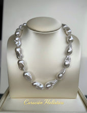 Luxury Handmade White Baroque Freshwater Pearl Necklace – Exclusive Statement Piece