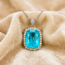 Whisper of the Ocean in Blue Light – Paraiba Tourmaline Necklace
