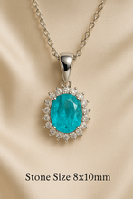 Ocean-blue gemstone necklace, perfect for spiritual energy and calm