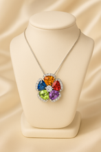 “Exclusive Curación Holística handmade gemstone jewelry - statement necklace