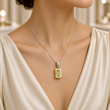 Collar Llamativo de Citrino Exclusivo | Colgante de Plata de Ley 925 sin Níquel | Joyería Española Hecha a Mano de Edición Limitada | Collar de Cristal Curativo para Sanación Holística