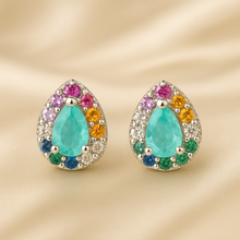 	Exclusive Sterling Silver Multi Gemstone Earrings by Curación Holística