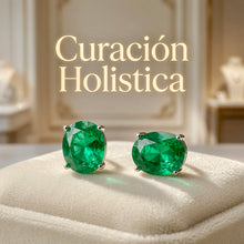 Handmade Limited Edition Natural Diopside Oval Stud Earrings in Sterling Silver | Curación Holística | Spanish Artisan Craftsmanship | Hypoallergenic S925 | Healing Gemstone Jewelry