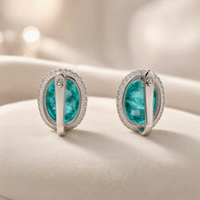 Exclusive Handmade Paraiba Tourmaline Statement Earrings in Sterling Silver | Limited Series by Curación Holistica