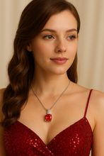 Ruby and White Quartz Pendant Necklace | Boho Chic Statement Jewelry | Sterling Silver Gold Plated | Healing Gemstone | Curación Holística Exclusive - Curacíon Holística