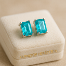 Exclusive Curación Holística Paraíba studs, spiritual jewelry