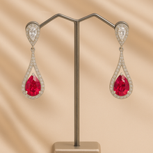 Healing gemstone earrings with spiritual symbolism