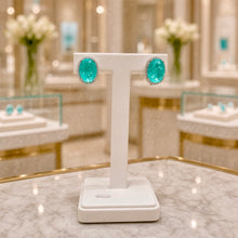Exclusive Handmade Paraiba Tourmaline Statement Earrings in Sterling Silver | Limited Series by Curación Holistica