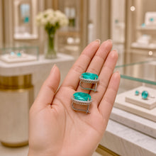 Exclusive Handmade Paraiba Tourmaline Statement Earrings in Sterling Silver | Limited Series by Curación Holistica