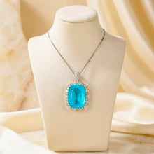 Whisper of the Ocean in Blue Light – Paraiba Tourmaline Necklace
